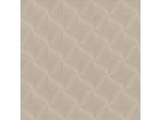 Smeđe-bež geometrijska flis tapeta za zid, CU3313, Cumaru, Grandeco | Ljepilo besplatno